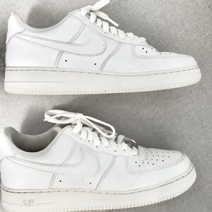 White Nike Air Force 1 Sneakers Men’s 8.5